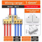5/10PCS T-type High power branch terminal wire terminal Quick Junction Box Terminal Block Electric Cable CONNECTORS  copper