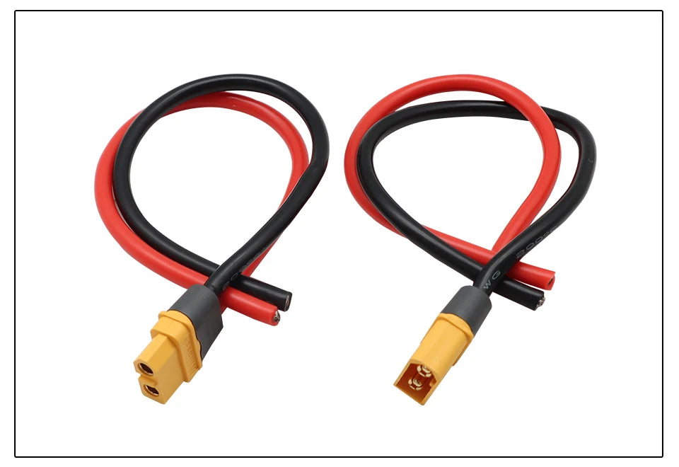 OMCH XT60 12/14AWG XT90 10AWG Male Female Plug Battery Connector With Silicone Wire Cable For RC Airplane Lipo Battery Drone Car