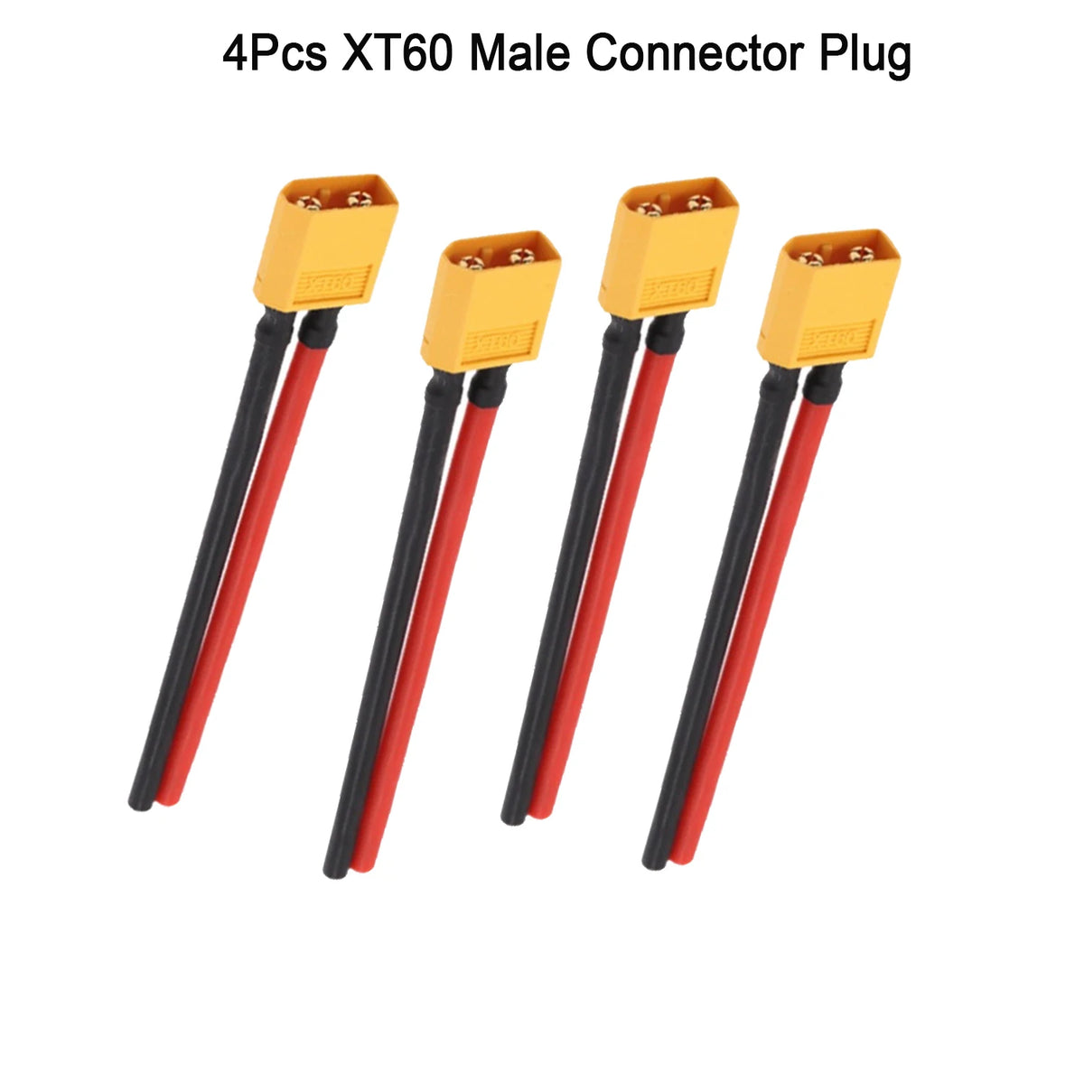 XT60 Male Female Connector Plug with 14 AWG Soft Silicon Wire 100mm Extension Cord for RC Lipo Battery FPV Drone Expand 4-6pair