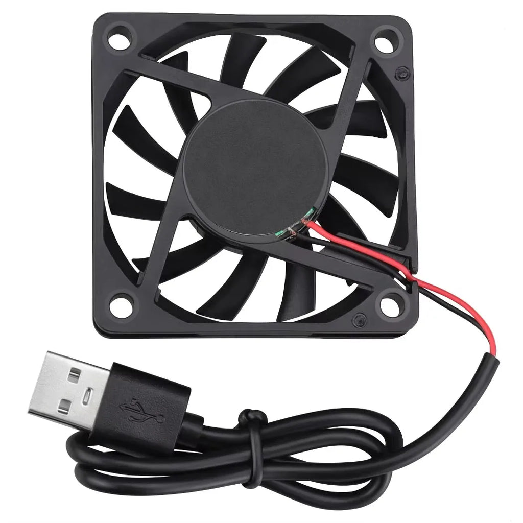 6010 Fan 60x60x10mm DC 5V 60mm X 10mm Brushless Cooling Fan, Replacement 60mm Fan for Cooling DIY PC Computer Case