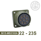 MS3102 MS3106 MS3108 Military Specification Connector 5015 MIL STD 8pin 19pin Plug&Socket 22-14 22-23 MIL-C Circular Connectors