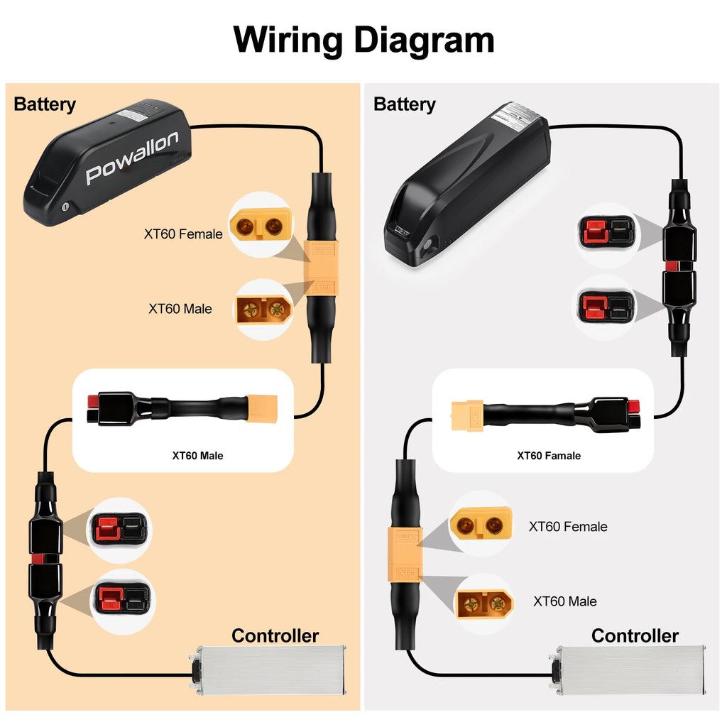 30A XT60 Battery Male Female Connector Plug Compatible with Anderson XT60 Connector Adapter Wire