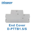 10Pcs PTTB 1.5/S Double Level Push-in Din Rail Terminal Block PT 1.5mm² Cable Electrical Wire Connector PTTB1.5 PTTB-1.5