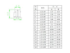 50Pcs MICRO JST 1.25 2/3/4/5/6 Pin Connector 1.25MM PITCH Horizontal Straight Header / Housing / Terminal 1.25-2p/3p/4p/5/6P