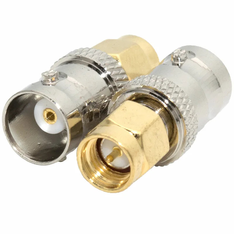 RF Connector SMA to SMA BNC UHF N Male Female Adapter RP SMA to PL259 SO239 Straight Copper Brass Converter