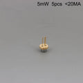 5Pcs 650nm 5mW 7mW 10mW Red Laser Diode N-Type TO-56 5.6mm LD 3V~5V DIY Laser Module Sensor Light Source