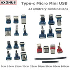 FFC Mini Micro USB Extension Type-C Ribbon Cable 90 FPV Slim Flat Soft Flexible FPC Charge FPV Brushless Handheld Gimbal Monitor