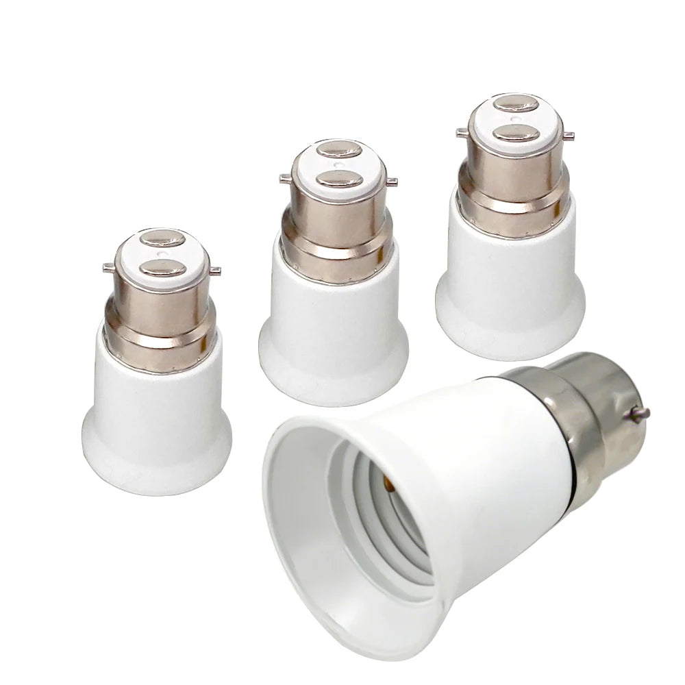 1PC B22 to E27 Adapter Bayonet Cap B22 to E27 ES Edison Screw Converter,BC to ES Light Socket Converter, high Quality,CE Rohs