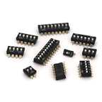 5-50PCS Slide Type Switch Module 1 2 3 4 5 8 10PIN /1.27/2.54mm Position Way DIP/SMD Pitch Toggle Switch Blue Snap Switch Dial