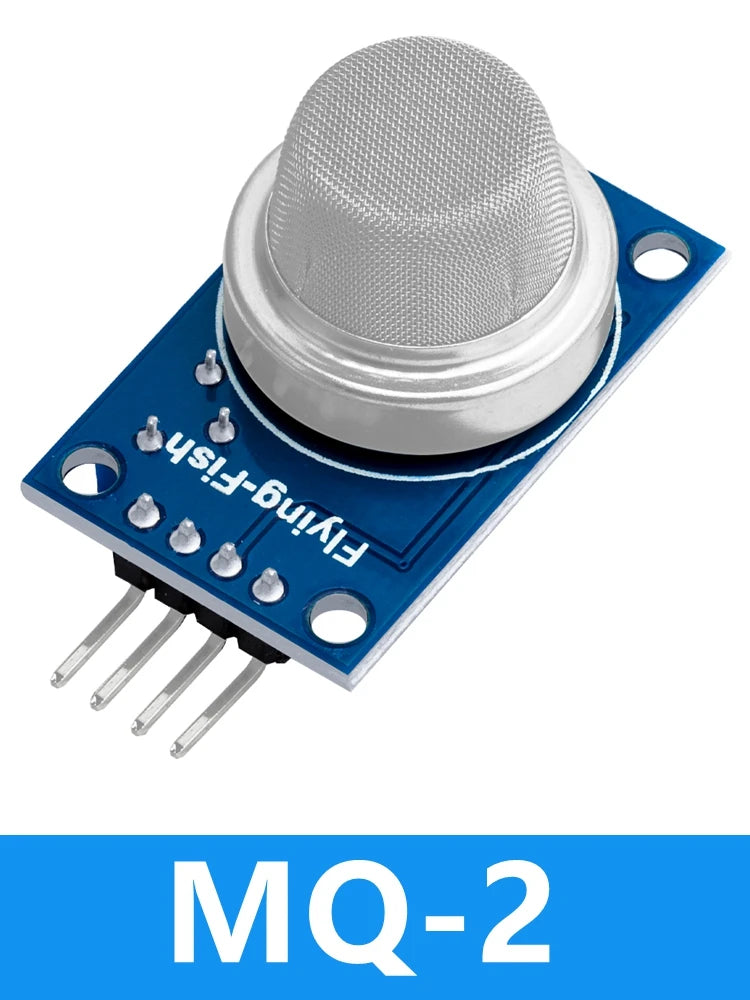 MQ Series Gas Detection Sensor Module Kit - Includes MQ-2, MQ-3, MQ-4, MQ-5, MQ-6, MQ-7, MQ-8, MQ-9, and MQ-135 for Gas Sensing