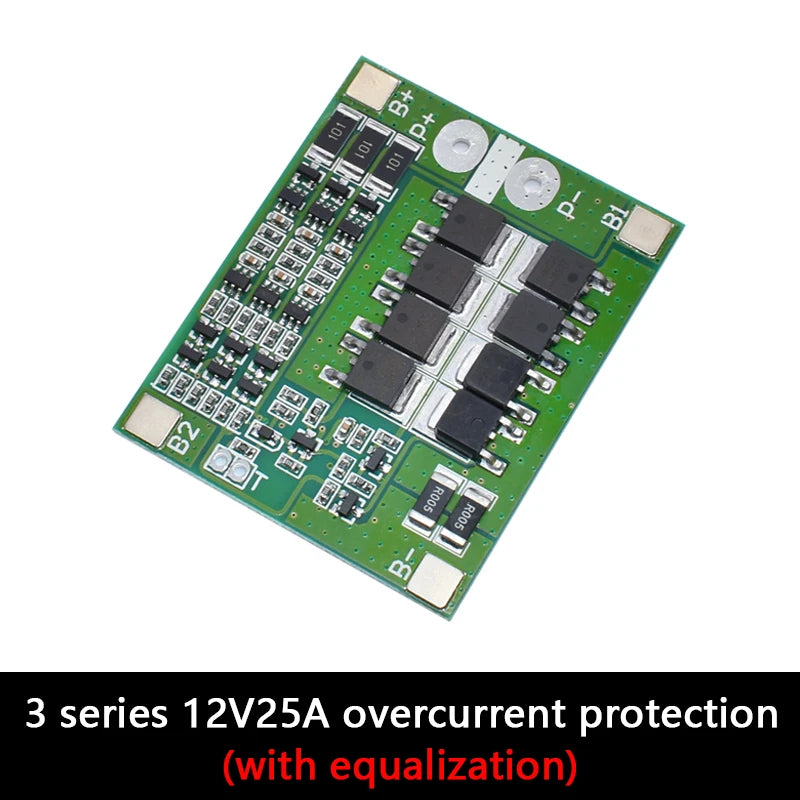 LIZAO 3S 4S BMS 20A 40A 60A 18650 Li-ion Battery Protection Board 11.1V-16.8V Enhanced Balance Charger Module