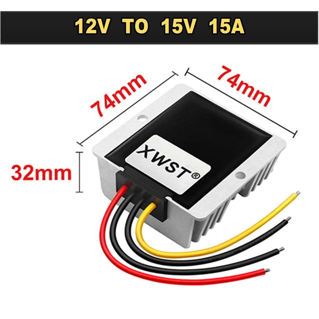 12V to 15V Step-Up Boost DC-DC Converter 1~100A Voltage Regulator Module for Solar Inverter Hybrid Systems