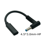 USB Type C USB C Laptop Charger Power Adapter Converter Female To 5.5*2.5 4.5*3.0 4.0*1.7mm 7.9 Dc PD Fast Charging Plug Jack