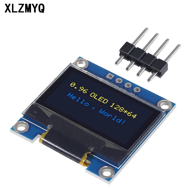 10pcs 0.96 Inch OLED Display Module I2C IIC SPI Serial 128X64 SSD1315 LCD 4Pin White/Blue/Yellow Blue For Arduino LED Display