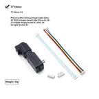 High Quality TT Motor DC Gear Motor Metal Output Shaft High Precision Encoder with Protective Shell
