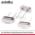 10PCS 4.000 6 8 10 11.0592 12 13.56 16 18.432 22.1184 24 25 27 30 32 MHZ HC-49S 2Pin Quartz Crystal Resonator Passive Oscillator