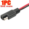 1-5PCS High-quality SAE Female and Male Power Extension Plug Cables Solar Cell Quick Disconnect Wiring Copper Harnesses