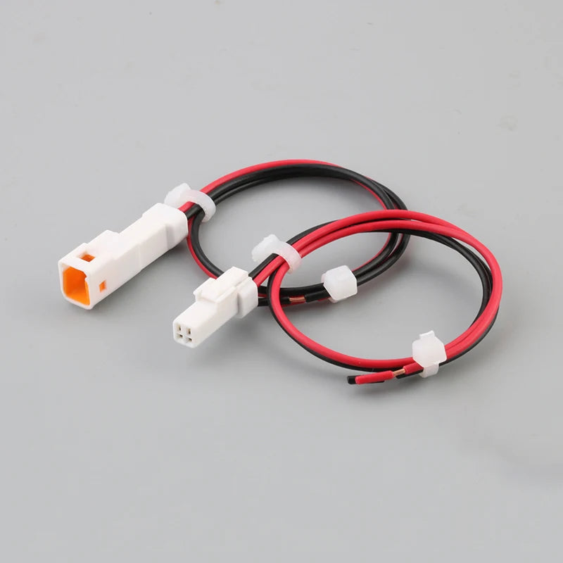 1 Set JST Automobile Car Waterproof Connector 2/3/4/6/8Pin Male&Female Harness Plug Socket with 15CM Wire 0.6MM JST02T/02R-JWPF