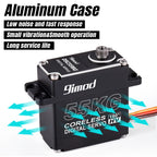 9imod 55kg Waterproof Servo IP67 180/270 Magnetic Sensor High Torque Coreless Digital Servo Full Metal Gear for 1/8 1/10 RC Cars