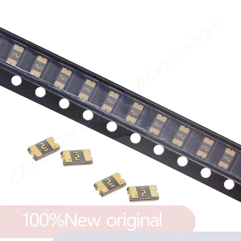 10Pcs/Lot T1A/2/3.15/4/5/6.3/8A/10A/15A/16A/20A 250V MTS Black Square Slow Blow Current Encapsulated  Fuse 8MM（L）*4MM(W)*7MM(H)