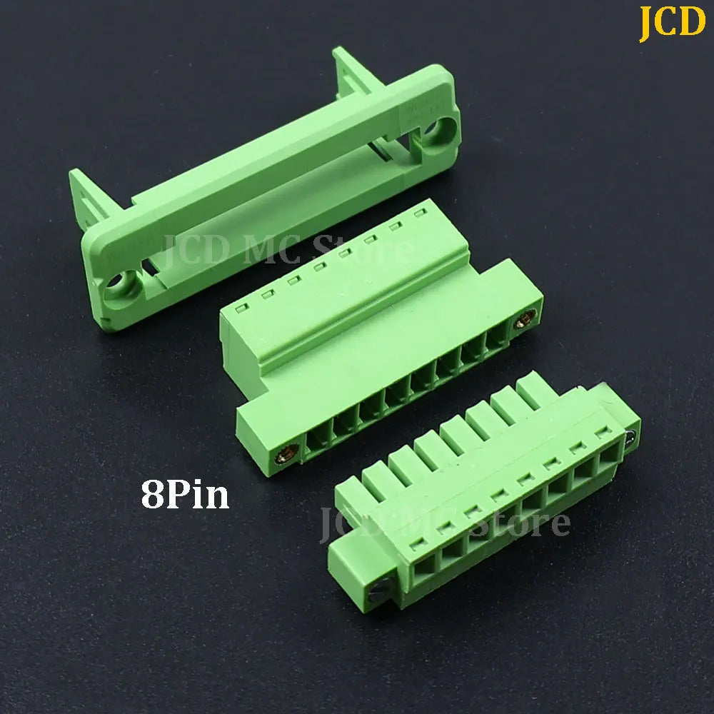 1/3/5 Set WF2EDG Pitch 3.81mm 2P/3P/4P/5P/6P/8P/9P/10P/12P/16P/24P Pluggable Terminal Block Connector 15EDGWC 3.81mm Pitch