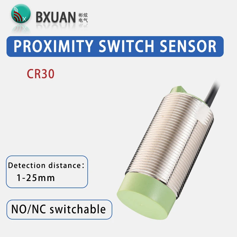 Capacitive Proximity Switch Sensor Non-Contact Liquid Level Sensor CR30 Series Detection Non-Metallic Liquid Level Sensor