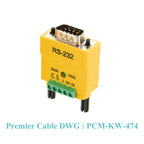 DB9 Male RS232 to RS485 RS422 Adapter Converter D-Sub DB9 RS232 to RS485 RS422 Converter RS232 to RS422 Serial Port Converter