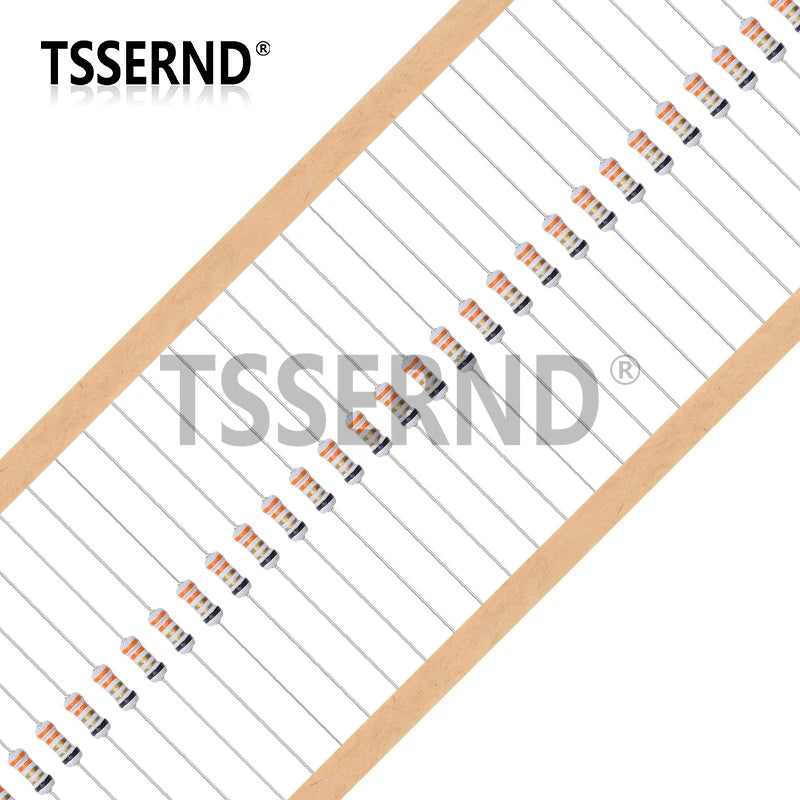 20pcs 1/4W 5% 0.25W Wire Wound Resistor Fuse Winding Resistance 0.5R 10R 0.5 1 2.2 3.3 3.9 4.7 5.1 10 ohm