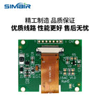 1.51 1.54 Inch 24PIN SPI/IIC/6800 COG 3.3V Blue PMOLED Screen SSD1309 Graphic 128x56 Display Transparent OLED 128x64