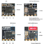BETAFPV ELRS Lite 2.4GHz V1.2 Receiver ESP8285 SX1280 Flat Antenna 5V Input For Meteor65 Meteor75 Tiny Whoop FPV Racing Drone