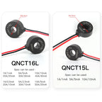Current Transformer CT QNCT16L 10A 10mA 20A 20mA 30A 30mA 50A 50mA 2000:1 10A 5mA 20A 10mA 100A Micro Current Transducer Sensor