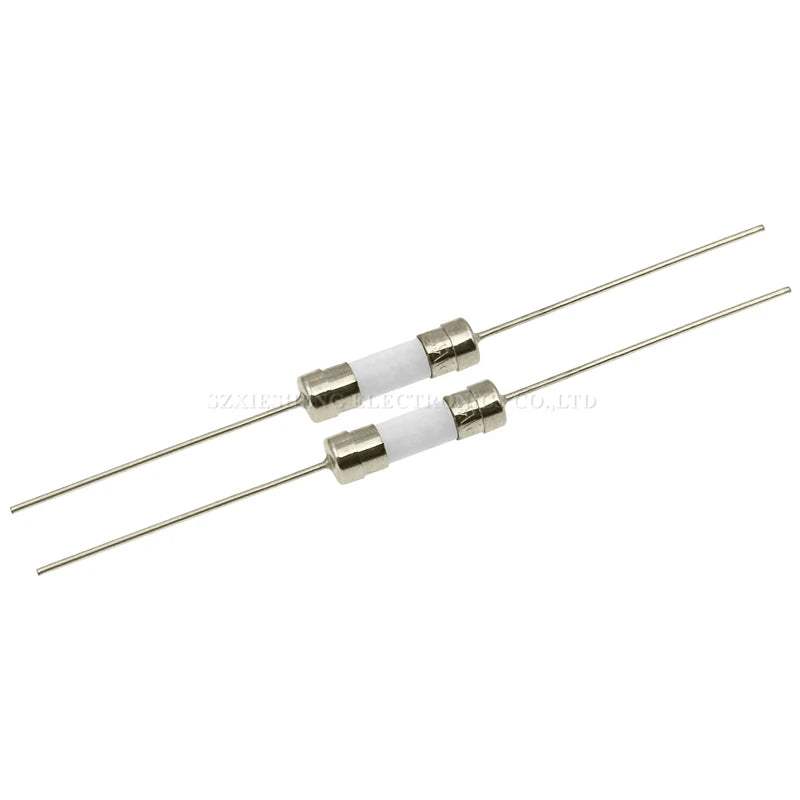 10PCS 5*20MM Fast Blow/Slow-Blow Ceramic Tube Fuse with Lead Wires 0.5A 1A 1.5A 2A 2.5A 3A 4A 5A 6.3A 8A 10A 15A 20A 25A 30A250V