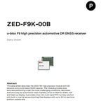 ZED-F9K-01A 184-Channel GNSS Module Development Board RTK NMEA/UBX/RTCM3.3 Protocols RTK Convergence  10s 2.7-3.6V Supply