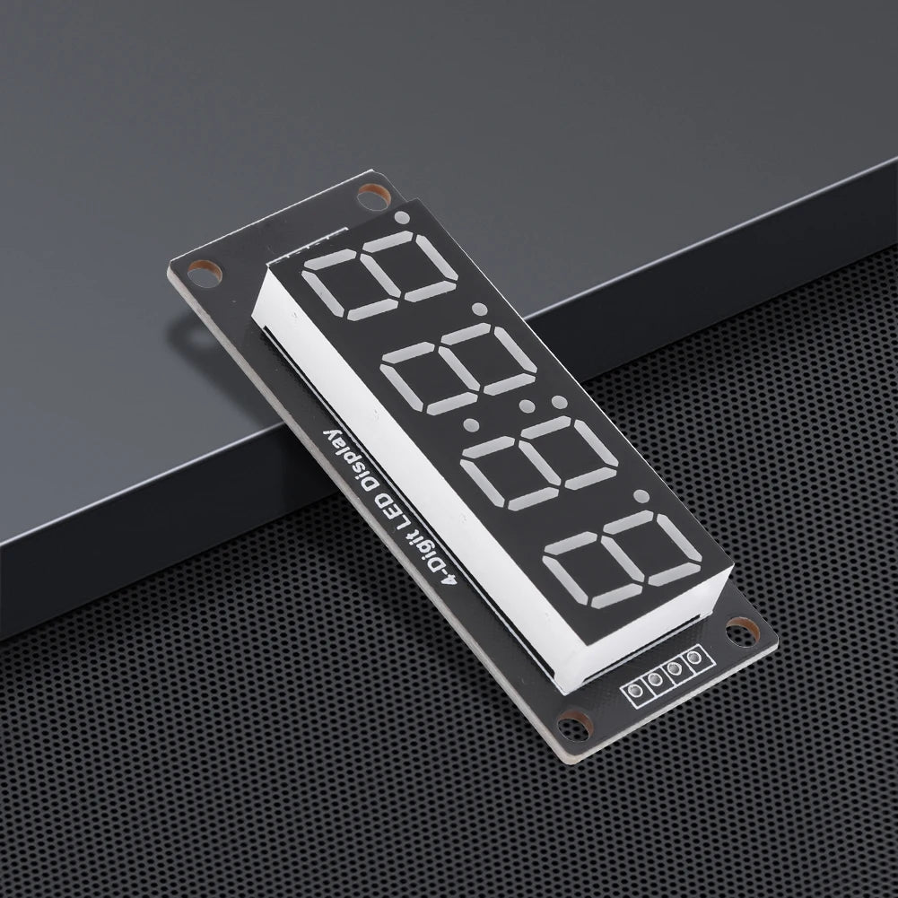 TM1637 LED Display Module 4 Digit Time Indicator Tube 7 Segment Digital Indicator Tube 0.56 Inch Digital LED Module