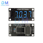 TM1637 LED Display Module For Arduino 0.36 Inch 7 Segment 4 Bits Clock RED Anode Digital Tube Four Serial Driver Board Pack