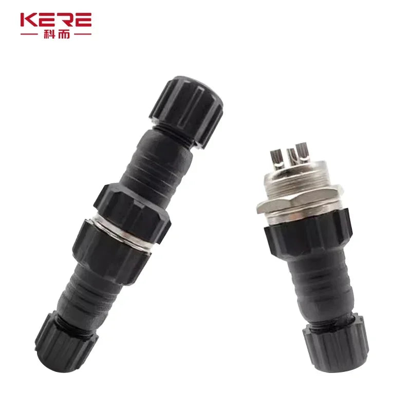 GX16 M16 Waterproof Circular Connector 2 3 4 5 6 7 8 9 10 Pin Back Nut Docking Male Female Plug Socket Cable Panel Mount Outdoor