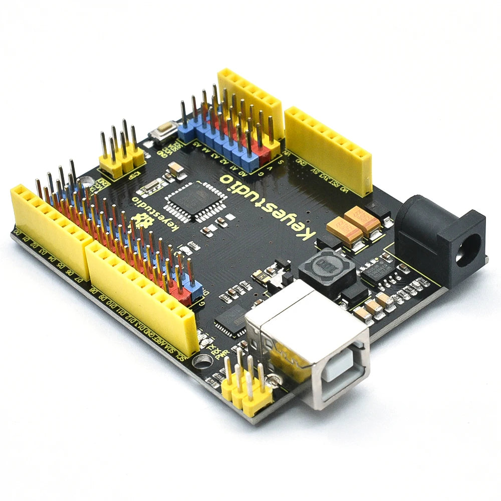 Keyestudio UNO With Pin Header Interface USB Cable Compatible With Arduino UNO R3 Board For Arduino Programing