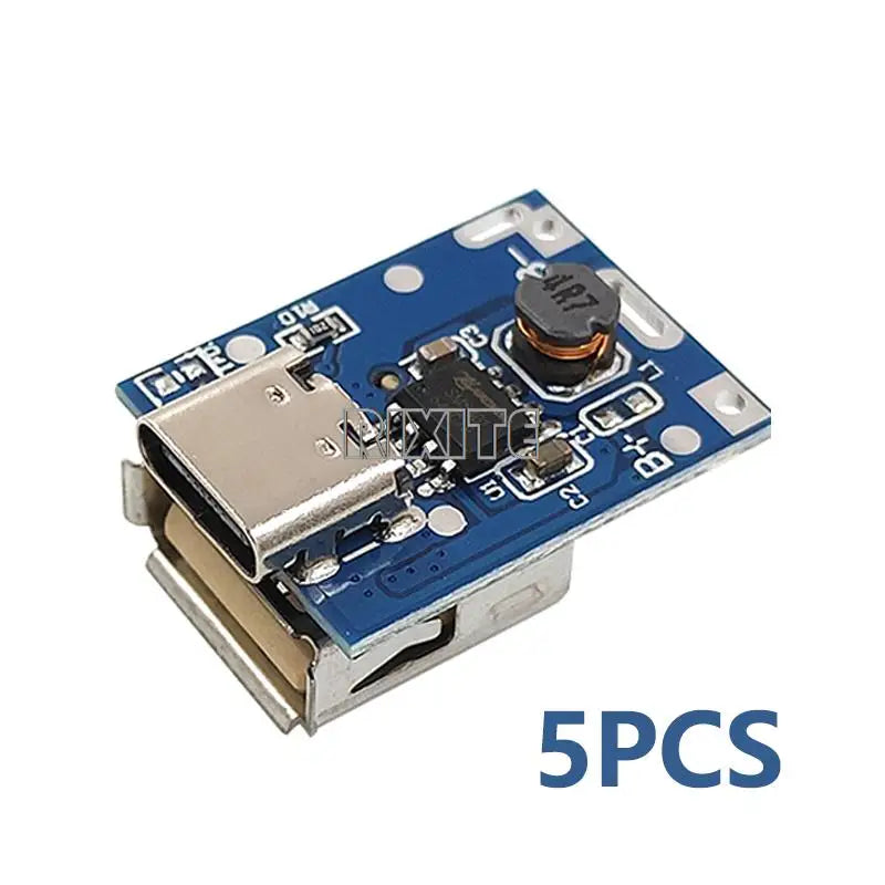 5PCS 5V Boost Step Up Power Module Lithium LiPo Battery Charging Protection Board LED Display USB For DIY Charger 134N3P Program