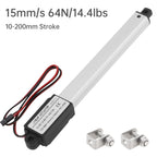 12V Linear Actuator 10-200mm Stroke 32N/64N/96N/188N/1000N/3000N Electric Reciprocating Lifting Linear Motion Actuator Motors