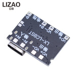 Type-C USB 18650 Lithium Battery Charger Board, 3.7V 4.2V 1A 5W TP4056 DC-DC Step Up Boost Module for DIY Electronic Projects