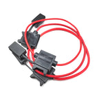 32V ATC Medium Blade Fuse Holder Waterproof for ATC/ATO Inline with 16/14/12AWG Wires - Selectable 5A 10A 15A 20A 40A Fuses