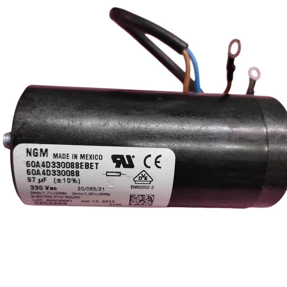 Original 97uf 330V AC 60A 2S220088EYEB Compressor Start Run Capacitor for Refrigerator Parts And Icebox Accessories