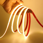 220V Self-adhesive LED Strip 10cm Cuttable Waterproof COB LED Strip No Need Driver Flexible Tape for Kitchen Home Garden Decor