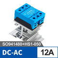 ENMG Single Phase Solid State Relay 12-24VDC Control AC Small SSR Non-Contact Contactor SO9496 Flame Retardant Optical Isolation
