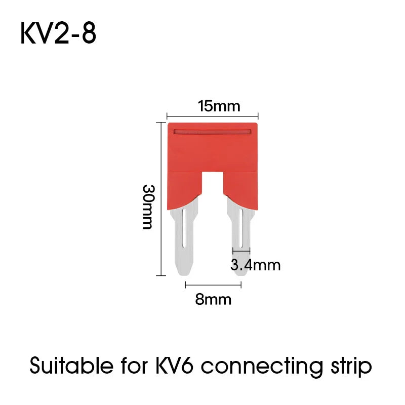 KV2.5 Direct Insertion Quick Terminal Block Rail Type Wire Connector Instead Of UK/ST/PT/SAK Docking For Parallel Connection