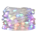 DC24V 1000ct SK6812/WS2811 LED Pebble String Light RGB Addressable Full Color Clear Wire IP65 3D 360 Degree Light-emitting