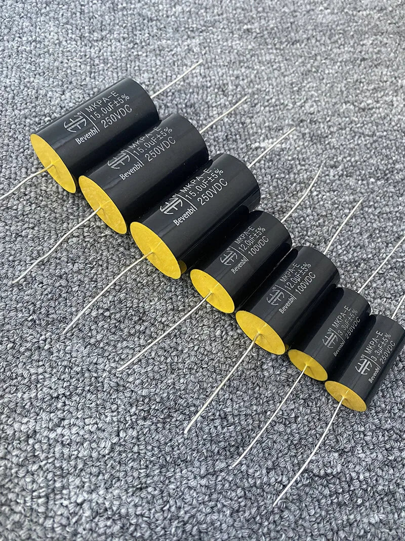 Bevenbi MKPA-E Axial Speaker Frequency Metalized Film Capacitor 100/250/400V 0.1uf-100uf