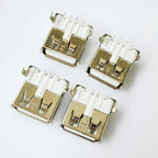 10/30/50PCS USB 2.0 4Pin A Type Female Socket Connector G54 2 Feet 90 Degree Data Transmission Charging