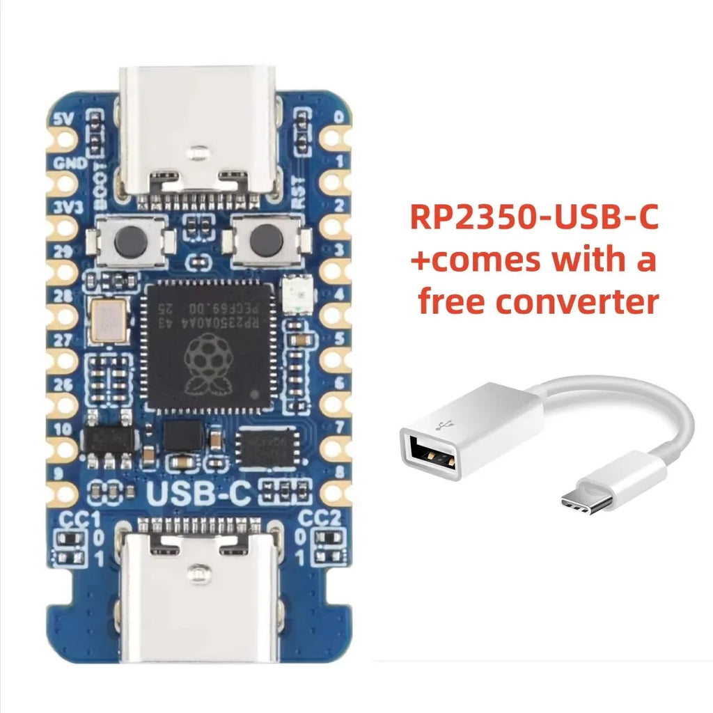 NEW Raspberry Pi Pico 2 RP2350 USB A Development Board Equipped With Onboard Type-A/C Expansion Port Waveshare RP2350A PIC0