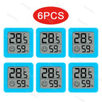 6-10PCS Mini LCD Digital Thermometer Hygrometer Indoor Room Temperature Humidity Meter Sensor Gauge Weather Station